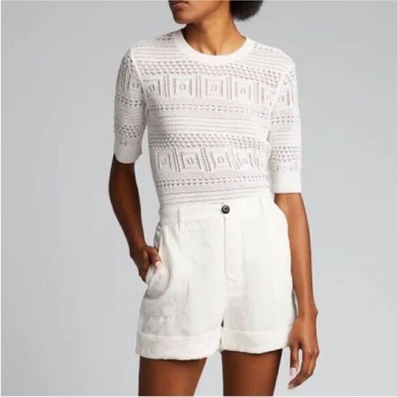 FRAME Open Stitch 70s Sweater Off White Size
XS MSRP $295 - Picture 3 of 10